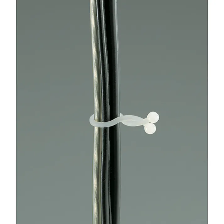 【CAINZ-DASH】トラスコ中山 ツイストタイ 結束可能径4.4mm~7.0mm 100個入 TT-05【別送品】