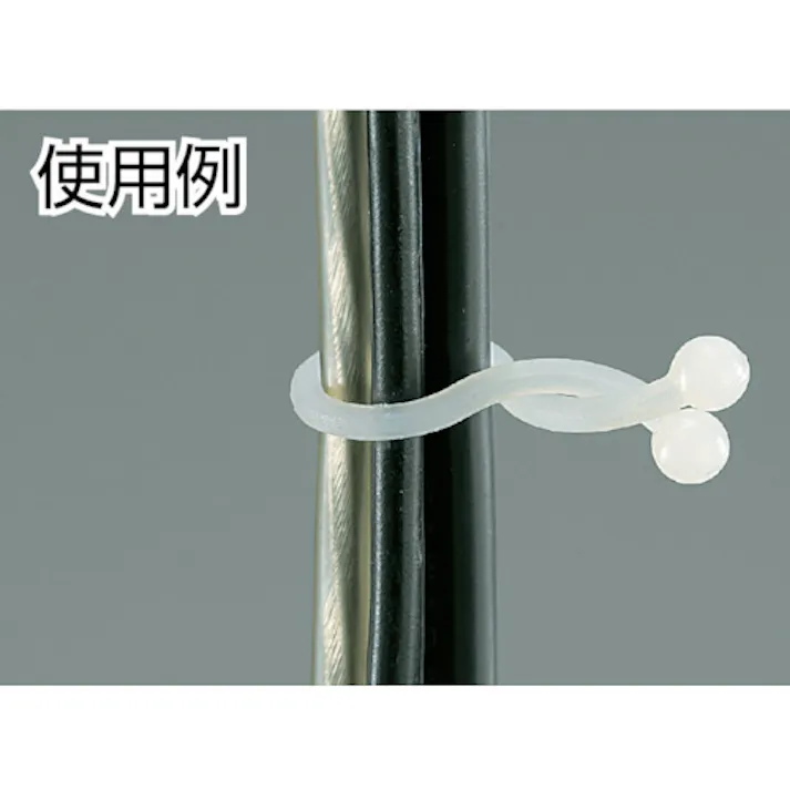 【CAINZ-DASH】トラスコ中山 ツイストタイ 結束可能径21.3mm~25.0mm 100個入 TT-24【別送品】