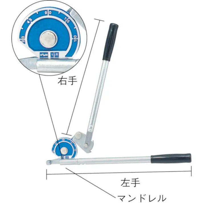 【CAINZ-DASH】トラスコ中山 チューブベンダークイックレバー式19mm用 TTBL-19M【別送品】