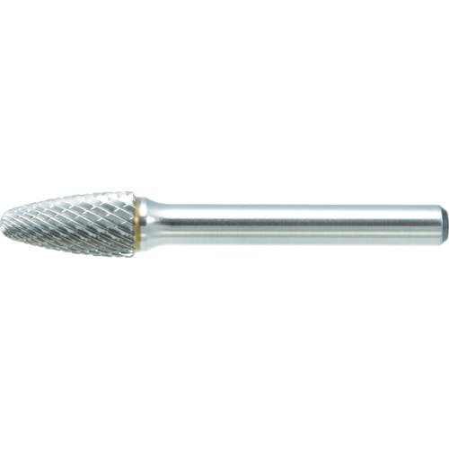 【CAINZ-DASH】トラスコ中山 超硬バー　砲弾型　Φ９．５Ｘ刃長１９Ｘ軸６　シングルカット TB3C095S【別送品】
