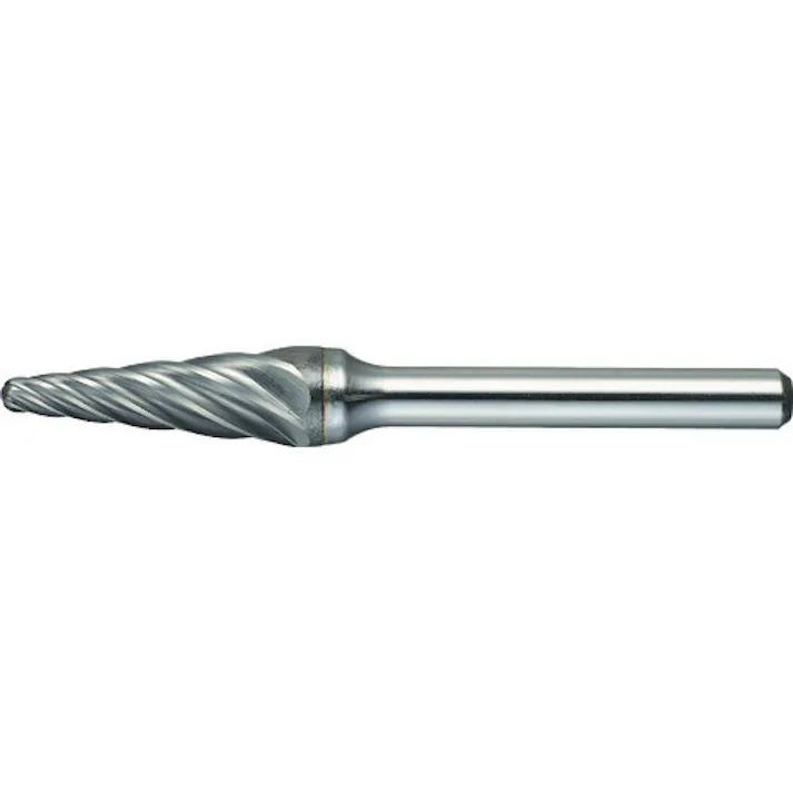 【CAINZ-DASH】トラスコ中山 超硬バー テーパー型 Φ9.5(14°)X刃長27X軸6 アルミ TA7C095【別送品】