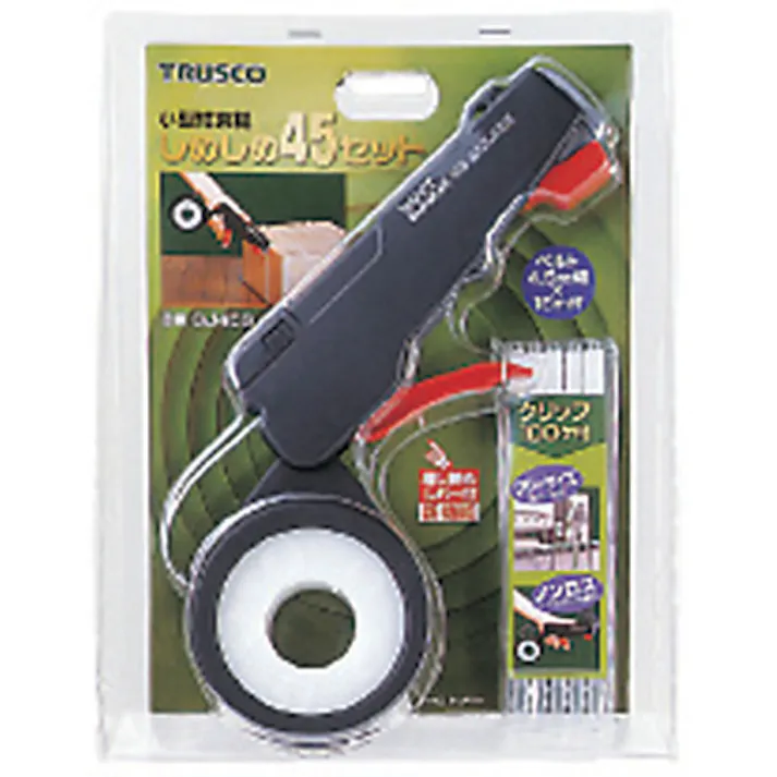 【CAINZ-DASH】トラスコ中山 小型結束機しめしめ45用ベルト 黒 4.5mmX100m (1個入) GJ45BTC-100BK【別送品】