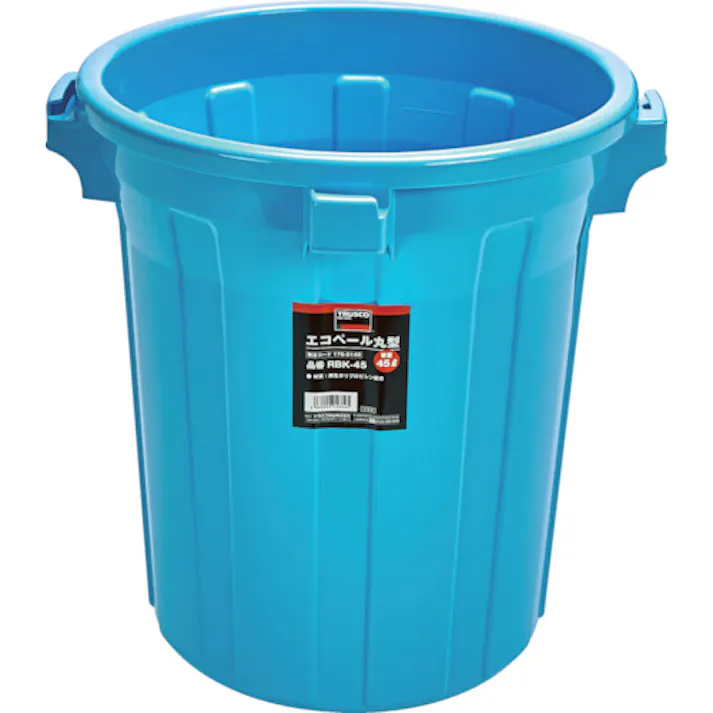【CAINZ-DASH】トラスコ中山 エコペール 丸型 45L RBK-45【別送品】