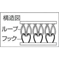 【CAINZ-DASH】トラスコ中山 マジックテープ　縫製タイプ　１００ｍｍＸ５ｍ　黒（１巻＝１セット） TMSH-1005-BK【別送品】