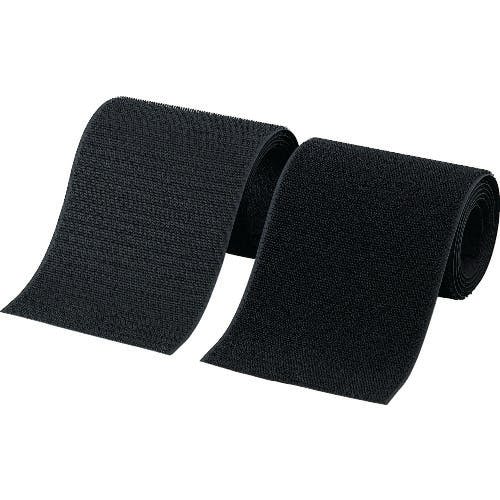 トラスコ中山 マジックテープ 縫製タイプ 100mmX1m 黒(1巻=1セット) TMSH-1001-BK 結束テープ(結束バンド) トラスコ中山 マジックテープ 縫製タイプ 100mmX1m 黒(1巻=1セット) TMSH-1001-BK 結束テープ(結束バンド)