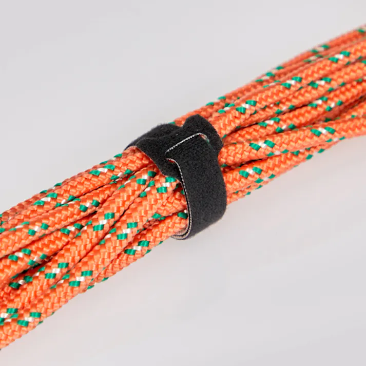 【CAINZ-DASH】トラスコ中山 マジックバンド 超薄型 ストラップ 20cm 黒 (5本入) MKSH-2520-BK【別送品】