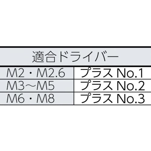 CAINZ-DASH】トラスコ中山 ナベ頭小ねじ ユニクロ 全ネジ Ｍ４×６０