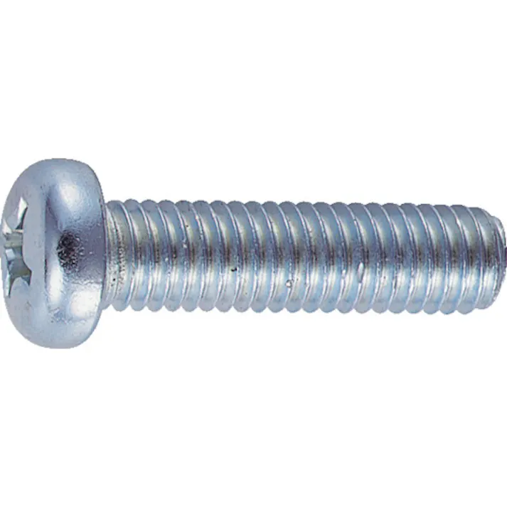 【CAINZ-DASH】トラスコ中山 ナベ頭小ねじ ユニクロ 全ネジ M6×40 50本入 B01-0640【別送品】