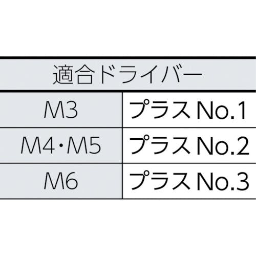 CAINZ-DASH】トラスコ中山 トラス頭小ねじ ステンレス 全ネジ Ｍ６