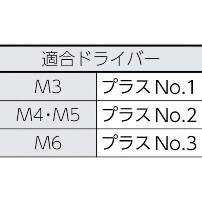 【CAINZ-DASH】トラスコ中山 トラス頭小ねじ　ステンレス　全ネジ　Ｍ６×３５　２１本入 B52-0635【別送品】