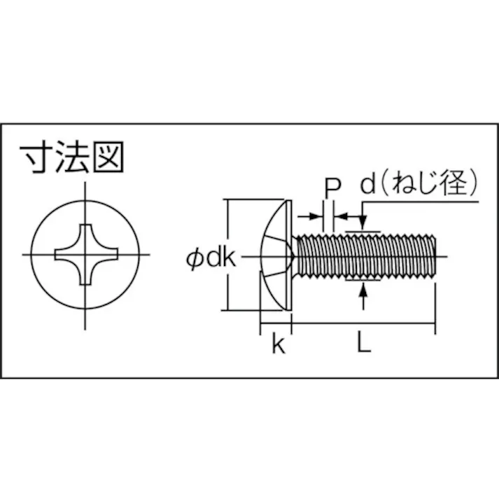 【CAINZ-DASH】トラスコ中山 トラス頭小ねじ ステンレス 全ネジ M6×40 20本入 B52-0640【別送品】