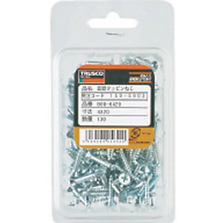【CAINZ-DASH】トラスコ中山 皿頭タッピングねじ 1種A ユニクロ M4×50 55本入 B08-0450【別送品】
