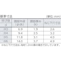 【CAINZ-DASH】トラスコ中山 トラス頭タッピングねじ　１種Ａ　ユニクロ　Ｍ３×３０　１２０本入 B42-0330【別送品】