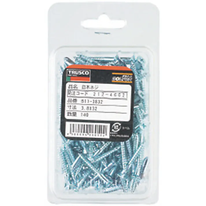 【CAINZ-DASH】トラスコ中山 皿木ねじ ユニクロ M3.1×20 310本入 B11-3120【別送品】