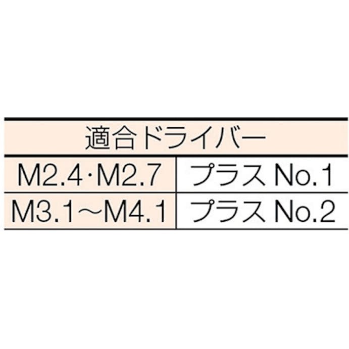 【CAINZ-DASH】トラスコ中山 皿木ねじ　ユニクロ　Ｍ３．１×２０　３１０本入 B11-3120【別送品】