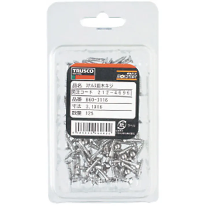 【CAINZ-DASH】トラスコ中山 皿木ねじ ステンレス M5.1×45 20本入 B60-5145【別送品】