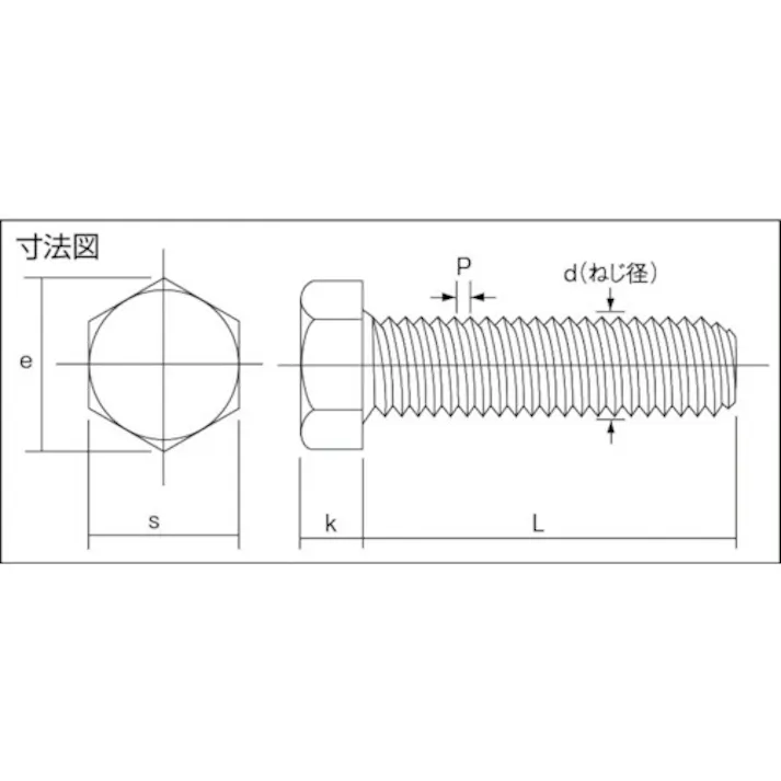 【CAINZ-DASH】トラスコ中山 六角ボルト ユニクロ 全ネジ M10×16 18本入 B22-1016【別送品】
