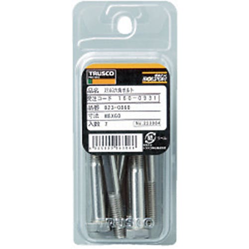 CAINZ-DASH】トラスコ中山 六角ボルト ステンレス 半ネジ M12