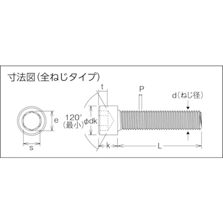 【CAINZ-DASH】トラスコ中山 六角穴付ボルト ステンレス 全ネジ M8×35 10本入 /キャップボルト(CAP) B44-0835【別送品】