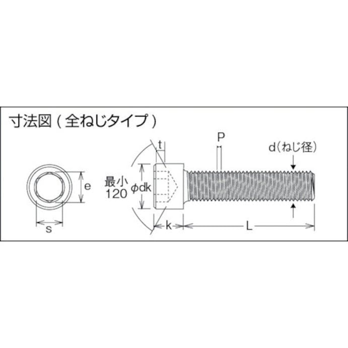 【CAINZ-DASH】トラスコ中山 六角穴付ボルト　黒染め　全ネジ　Ｍ２×５　３９本入　／キャップボルト（ＣＡＰ） B30-0205【別送品】