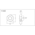 【CAINZ-DASH】トラスコ中山 六角ナット３種　ステンレス　Ｍ１２×１．７５　１１個入 B57-0012【別送品】