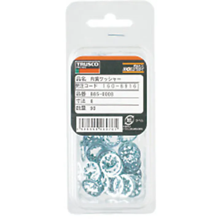 【CAINZ-DASH】トラスコ中山 内歯ワッシャー 三価白 M10 60個入 B85-0010【別送品】