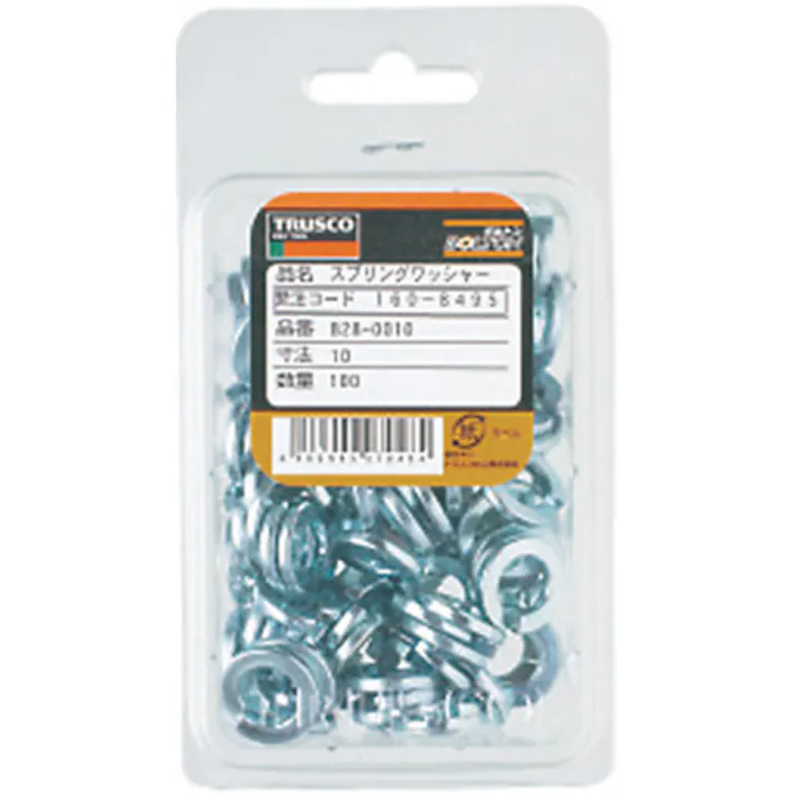 【CAINZ-DASH】トラスコ中山 スプリングワッシャー ユニクロ W1/2 55個入 B28-0112【別送品】