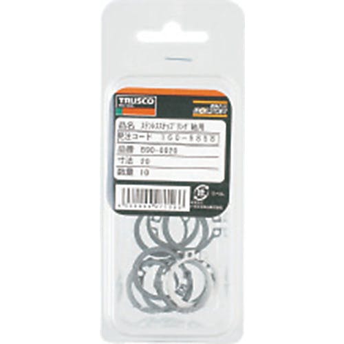 CAINZ-DASH】トラスコ中山 スナップリング軸用 ステンレス サイズS