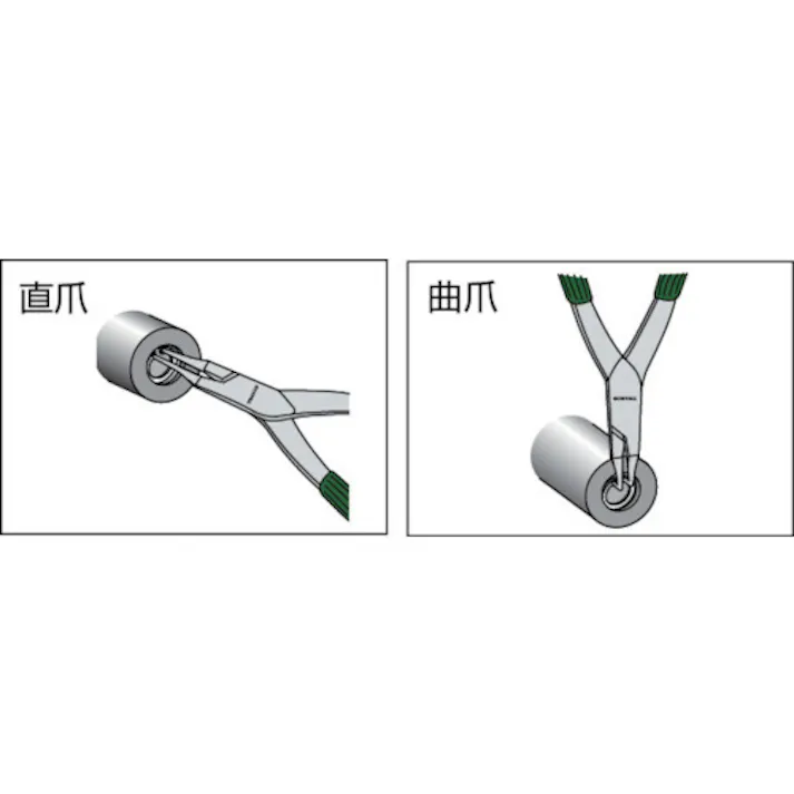 【CAINZ-DASH】トラスコ中山 スナップリング穴用 スチール 呼び径R-45 7個入 B33-0045【別送品】