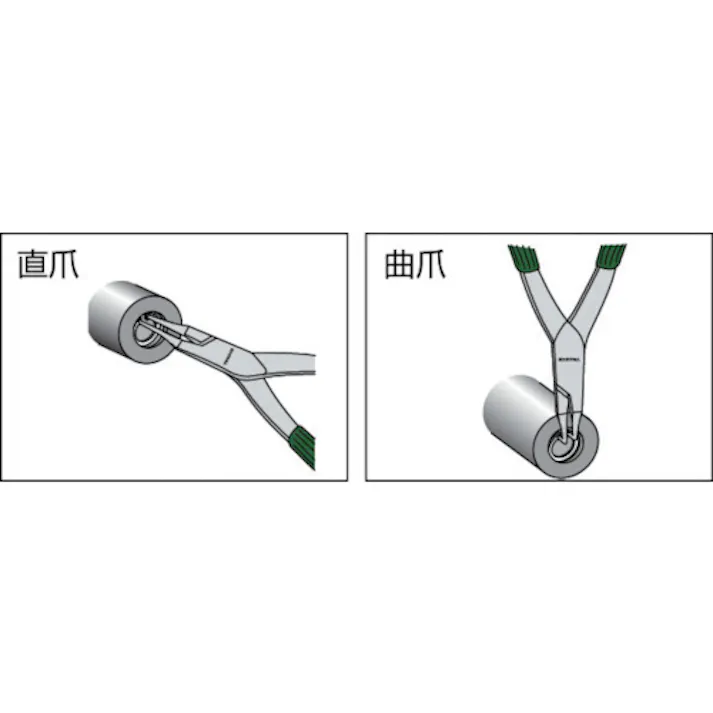 【CAINZ-DASH】トラスコ中山 スナップリング穴用 ステンレス 呼び径R-42 2個入 B91-0042【別送品】