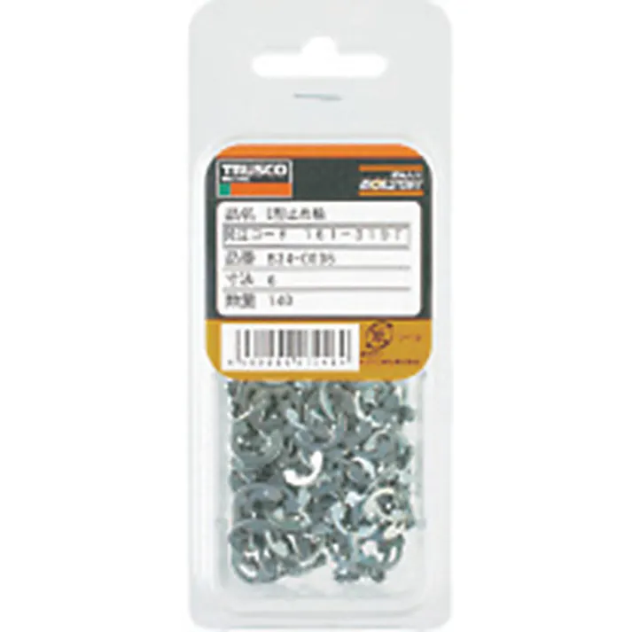 【CAINZ-DASH】トラスコ中山 Eリング 三価クロメート サイズE-7.0 70個入 B34-0007【別送品】