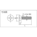 【CAINZ-DASH】トラスコ中山 皿頭小ねじ　ユニクロ　全ネジ　Ｍ６×３０　６０本入 B02-0630【別送品】