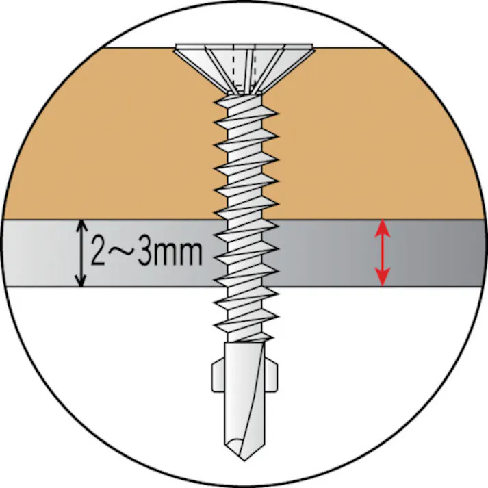【CAINZ-DASH】トラスコ中山 ドリルねじ リーマーフレキ ステンレス M4X45 11本入 SBW-45【別送品】