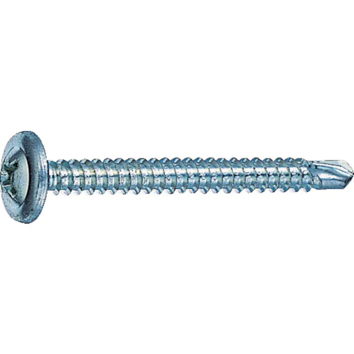 【CAINZ-DASH】トラスコ中山 ドリルねじ モドトラス 板金用 ユニクロ M4X45 33本入 MJ-45【別送品】