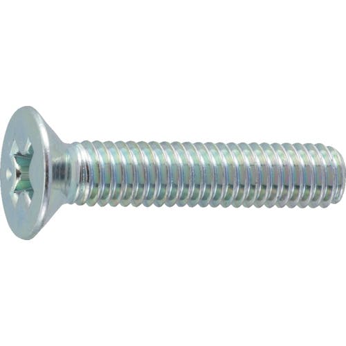 【CAINZ-DASH】トラスコ中山 皿頭小ねじ　三価白　全ネジ　Ｍ５×７０　１５本入 B702-0570【別送品】