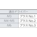 【CAINZ-DASH】トラスコ中山 トラス頭小ねじ　三価白　全ネジ　Ｍ４×１２　１０４本入 B704-0412【別送品】