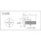 【CAINZ-DASH】トラスコ中山 トラス頭小ねじ 三価白 全ネジ M5×25 43本入 B704-0525【別送品】