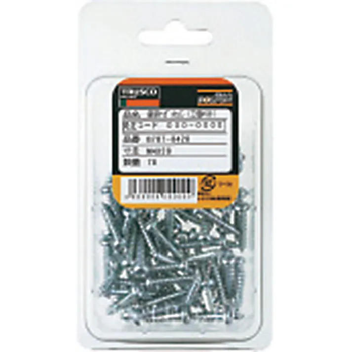 【CAINZ-DASH】トラスコ中山 ナベ頭タッピングねじ 1種A 三価白 M5×55 17本入 B707-0555【別送品】
