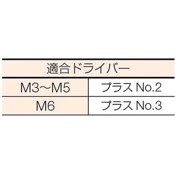 【CAINZ-DASH】トラスコ中山 皿頭タッピングねじ　１種Ａ　三価白　Ｍ４×２０　７８本入 B708-0420【別送品】