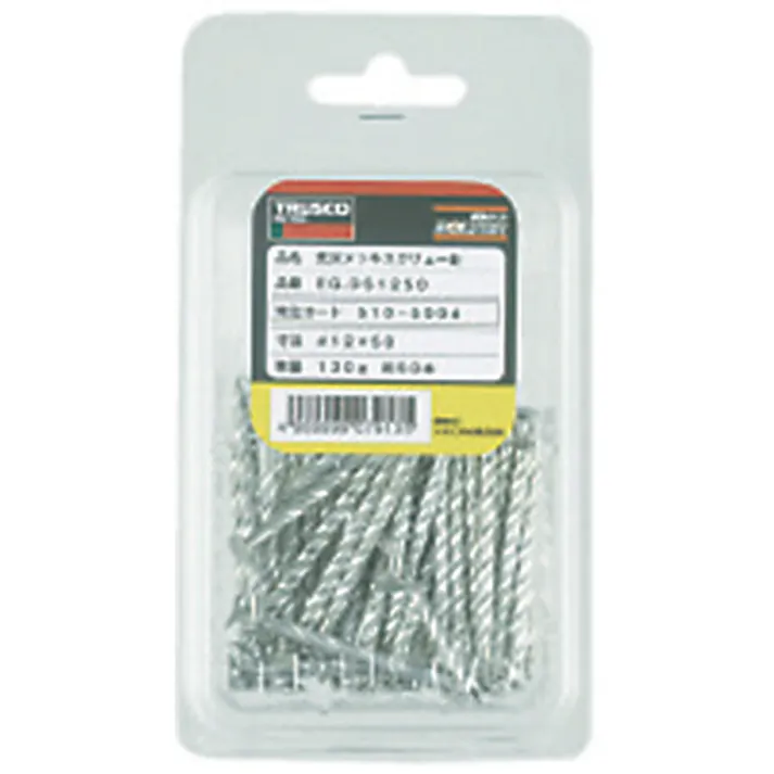 【CAINZ-DASH】トラスコ中山 スクリュー釘 ユニクロメッキ 1.9×25 210本入 EGDS1625【別送品】