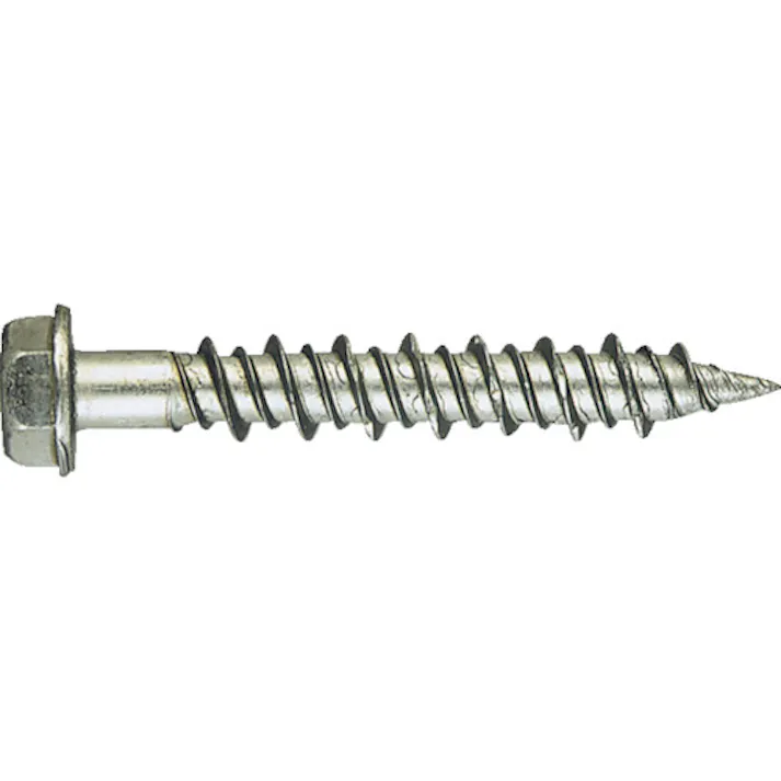 【CAINZ-DASH】トラスコ中山 Pレスアンカー 六角頭 スチール 6X45 10本入 (コンクリート・ブロック・木材用/ねじ固定式 ) PHV-645BT【別送品】