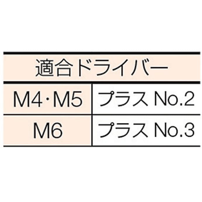 【CAINZ-DASH】トラスコ中山 Ｐレスアンカー　サラ頭　スチール　５Ｘ４５　２０本入　（コンクリート・ブロック・木材用／ねじ固定式　） PFV-545BT【別送品】