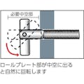 【CAINZ-DASH】トラスコ中山 ＩＴハンガー　スチール　Ｍ８Ｘ５０　８本入　（中空壁用アンカー／はさみ固定式） IT-850BT【別送品】