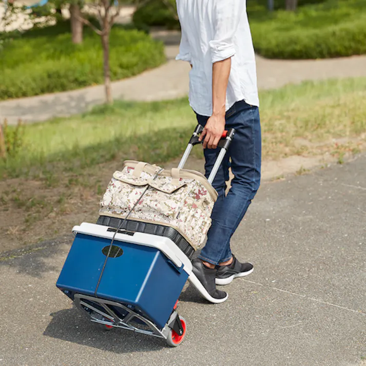 【CAINZ-DASH】トラスコ中山 折りたたみキャリーカート(50kgタイプ) TAC-50【別送品】