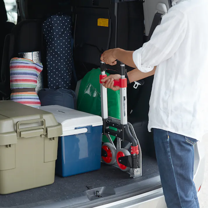 【CAINZ-DASH】トラスコ中山 折りたたみキャリーカート(50kgタイプ) TAC-50【別送品】