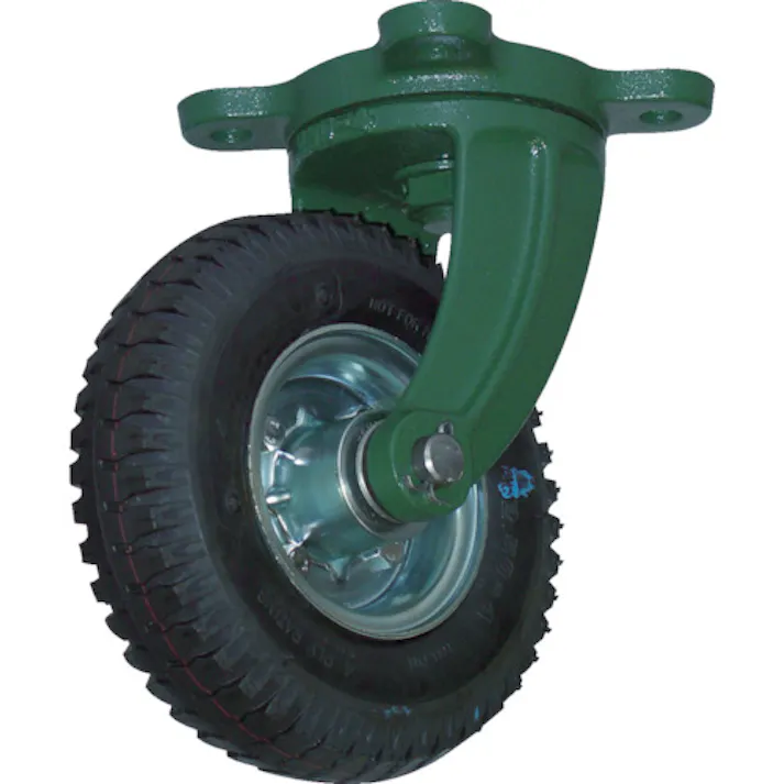 【CAINZ-DASH】トラスコ中山 鋼鉄製運搬車用空気タイヤ 鋳物金具自在Φ223(2.50-4) OARJ-223【別送品】