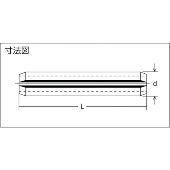 【CAINZ-DASH】トラスコ中山 ロールピン スチール サイズ5.0×20 45本入 B18-0520【別送品】
