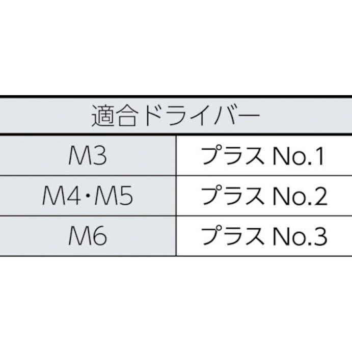 【CAINZ-DASH】トラスコ中山 トラス頭タッピングねじ　１種Ａ　三価白　Ｍ４×３５　４２本入 B742-0435【別送品】