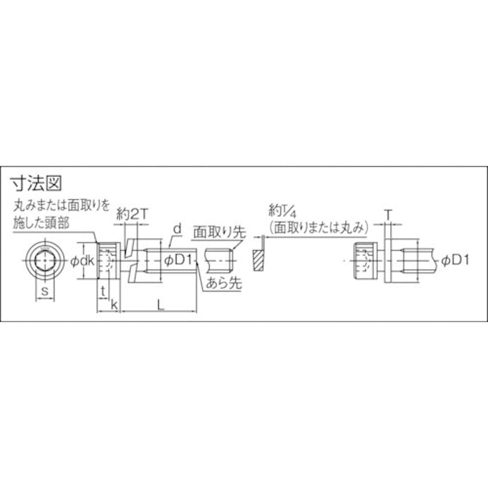 【CAINZ-DASH】トラスコ中山 座金組込六角穴付ボルト　Ｉ＝３　三価黒　Ｍ４×１０　１０本入　（ばね座金＋ＩＳＯワッシャー付き） B877-0410【別送品】