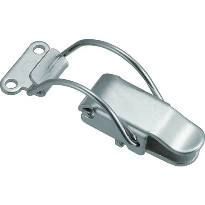 【CAINZ-DASH】トラスコ中山 パッチン錠 曲線アームタイプ・スチール製 (4個入) P-147-2【別送品】